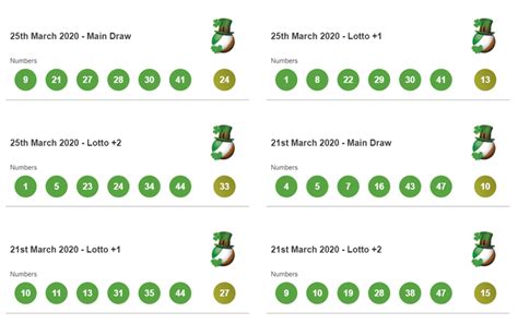 irish lottery 6 number draw results coral